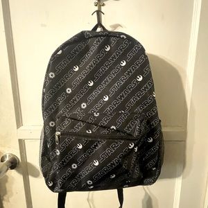 Black and White Star Wars Loungefly backpack